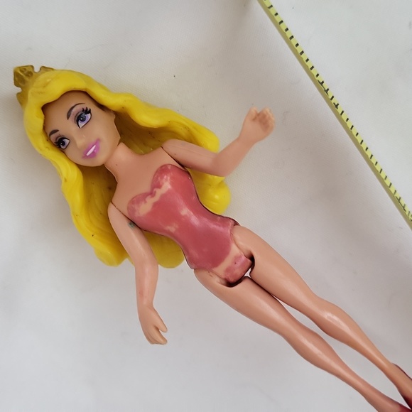 Magic Clip Disney Princess Dolls Polly Pocket Lot (9) used condition 4" See - Picture 6 of 14